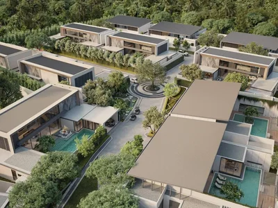 Complexe résidentiel New villas with pools in a residential complex just 300 m from Bang Tao Beach, Phuket, Thailand