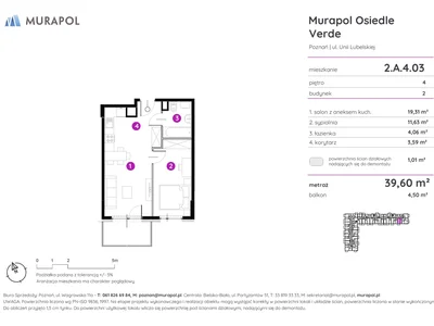 Apartamentowiec Zhiloy kompleks Verde v gorode Poznan