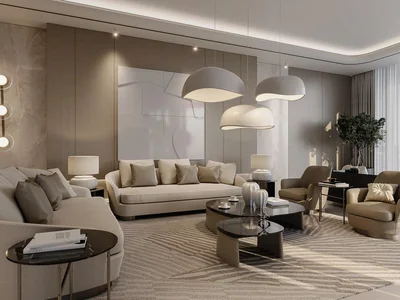 Zespół mieszkaniowy Exclusive Seahaven Sky luxury apartments overlooking the marina, sea, islands, Ain Dubai, in Dubai Marina, Dubai, UAE
