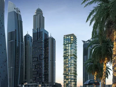 Complexe résidentiel New prestigious Kempinski Marina Residences with a swimming pool and a kids' club close to a highway, Dubai Marina, Dubai, UAE