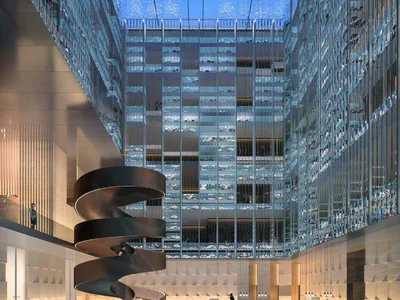 Residential complex Portofino Hotel — luxury beachfront residence by Kleindienst in the area of The World Islands, Dubai