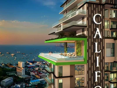 Wohnanlage New complex of furnished apartments with swimming pools, a kids' club and a co-working area, Pattaya, Thailand