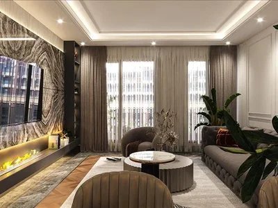Wohnanlage Residential complex with a swimming pool and a green area, 3 minutes away from the marina, Istanbul, Turkey