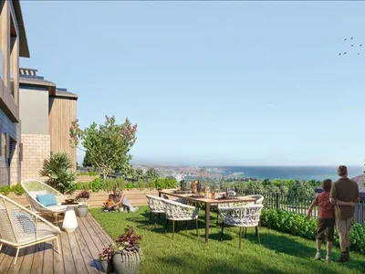 Wohnanlage New complex of villas with a swimming pool and a sports club, Istanbul, Turkey
