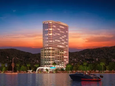 Complejo turístico Hotel rooms at Rotana Resort & Spa Batumi.