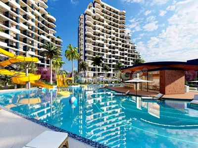 Wohnanlage Wohnungen 1+1, 2+1 vom Bauträger in Erdemli, Mersin mit Infrastruktur und Schwimmbad
