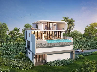 Zespół mieszkaniowy New residential complex of luxury villas in Bo Phut, Koh Samui, Surat Thani, Thailand