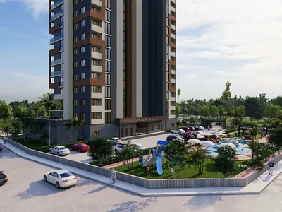Wohnanlage Four bedroom flats in complex with swimming pool and parking, Mersin, Turkey