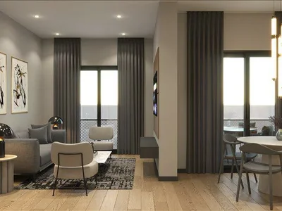 Wohnanlage New green residence with a swimming pool and a garden in a prestigious area, near the forest, Istanbul, Turkey