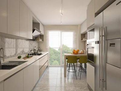 Zespół mieszkaniowy Residential complex with a swimming pool and a fitness center close to universities and E-5 highway, Istanbul, Turkey