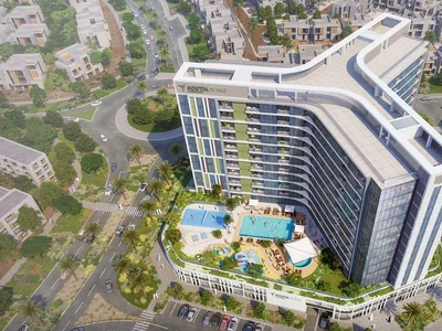Complexe résidentiel New South Living Luxury Residence with swimming pools and a green area close to the airport, Dubai South, Dubai, UAE