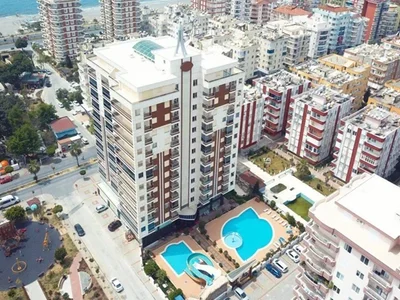Dzielnica mieszkaniowa Furnished 1+1 apartment with sea view in Yenisey Residence complex.