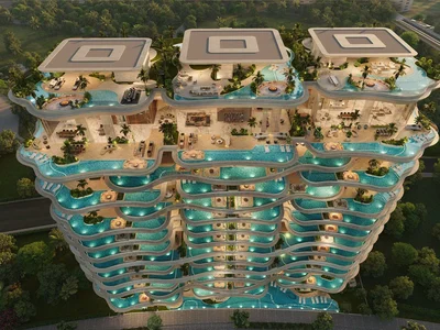 Wohnanlage New luxury residence Casa Canal with a swimming pool, a spa center and around-the-clock security, Safa Park, Dubai, UAE