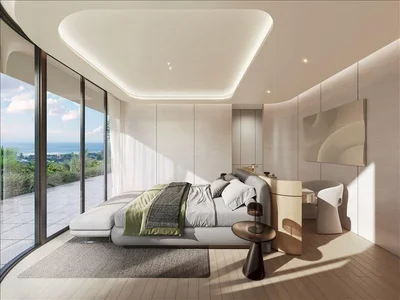 Complexe résidentiel New complex of villas with swimming pools and panoramic sea views, 600 meters from Kata Beach, Phuket, Thailand