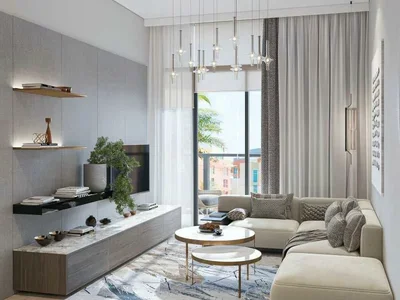 Complexe résidentiel New residence Stonehenge 2 with a swimming pool and underground parking close to Dubai Marina, JVC, Dubai, UAE
