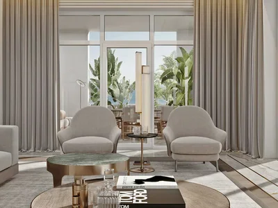 Wohnanlage New luxury residence Raffles apartments with a spa center and a beach club, Palm Jumeirah, Dubai, UAE
