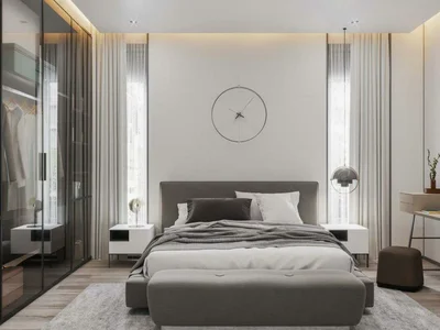 Wohnanlage New residential complex with swimming pools, green areas and a shopping mall, Bodrum, Turkey