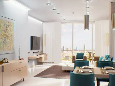 Wohnanlage New residence Golf Views Seven City with swimming pools, a shopping mall and a co-working area, JLT, Dubai, UAE