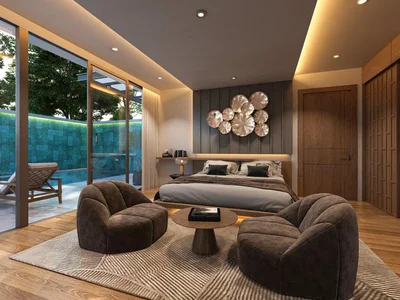 Complexe résidentiel Complex of villas with swimming pools in a convenient area, Phuket, Thailand