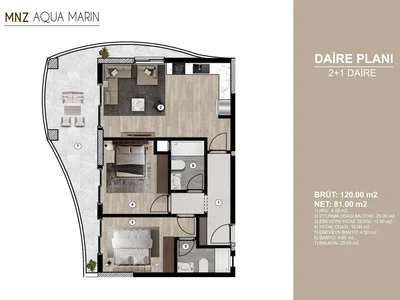 Жилой комплекс Квартиры в СПА комплексе Aqua Marin в 300 метрах от моря.