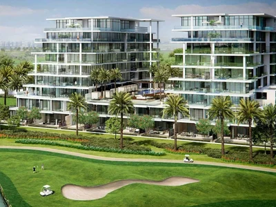 Complexe résidentiel Luxury residence Jasmine with green areas and a spa in the prestigious area of Damac Hills, Dubai, UAE