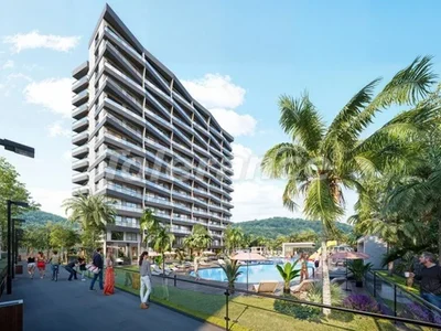 Complexe résidentiel Appartements 1+1, 2+1 à Kepez, Antalya dans un complexe avec infrastructure du promoteur
