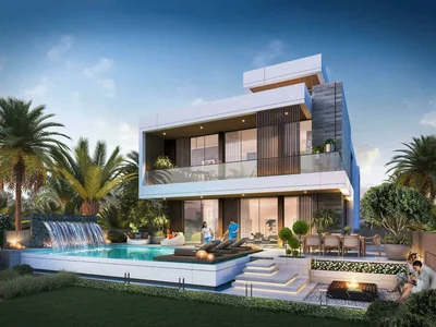 Zespół mieszkaniowy New luxury complex Marocco Villas on the shore of the lagoon, DAMAC Lagoons, Dubai, UAE