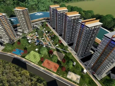 Residential complex Ready-for-rent residential complex with sports grounds, Tarsus, Mersin, Turkey