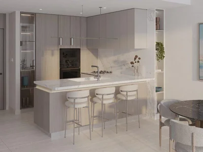 Жилой комплекс Новая резиденция Ellington Cove с прямым выходом на пляж, яхт-клубом и спа, Dubai Islands, Дубай, ОАЭ