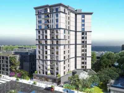 Zespół mieszkaniowy Luxurious 3+1 apartment in Zeytinburnu area with sea view.