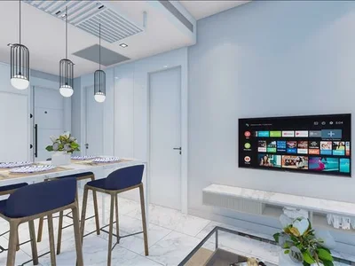 Zespół mieszkaniowy Low-rise residence with swimming pools and a restaurant at 150 meters from the sea, in the center of Alanya, Turkey