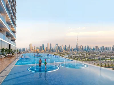 Complexe résidentiel High-rise residential complex Timez with a wide range of amenities in the Silicon Oasis area, Dubai, UAE