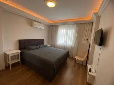 Zespół mieszkaniowy Umeblowane mieszkanie 1+1 z WIDOKIEM NA MORZE w kompleksie Utopia Residence.