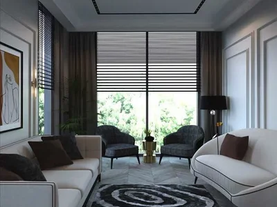 Zespół mieszkaniowy New residence with a swimming pool, a green area and lounge areas close to the airport and the coast, Istanbul, Turkey