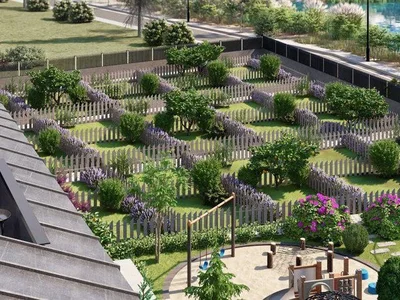 Complejo residencial Residential complex with a garden, a lounge area and a kids' playground, Sile, Turkey