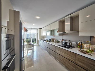 Wohnanlage Modern apartments with sea views in a residence area with swimming pool and equestrian club, Beylikduzu, Istanbul, Turkey