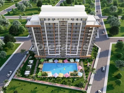 Wohnanlage Apartments 1+1, 2+1 vom Bauträger in Erdemli, Mersin mit Pool