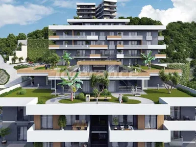 Wohnanlage Moderne Apartments in Izmir mit luxuriösem Blick auf Meer und Wald