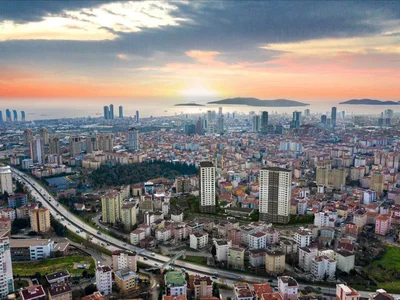 Residential complex Residential complex with shops and gym, close to airport and metro station, Kartal, Istanbul, Turkey
