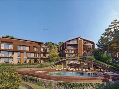 Wohnanlage New low-rise residence with a swimming pool and a shopping area, Istanbul, Turkey