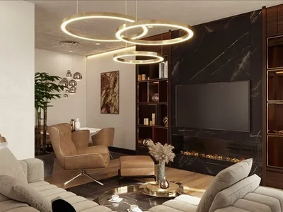 Zespół mieszkaniowy New residence with swimming pools and a park close to a metro station and highways, Istanbul, Turkey