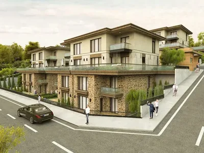 Complejo residencial Complex of villas with a swimming pool and a garden close to the center of Istanbul, Turkey