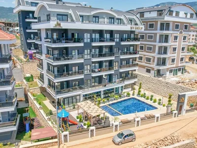 Zespół mieszkaniowy New 1+1 apartment in Oba area.