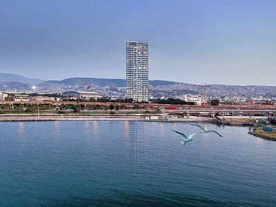 Apartamentowiec Apartamenty z Widokiem na Morze Blisko Metra w Izmir Konak