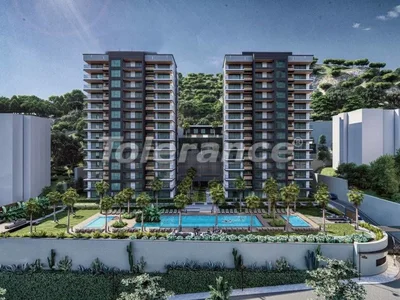 Zespół mieszkaniowy Apartments 2+1, 3+1 in Narlıdere, Izmir with sea views