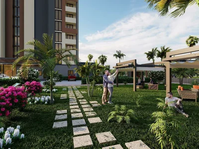 Wohnanlage Four bedroom flats in complex with swimming pool and parking, Mersin, Turkey