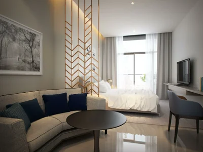 Wohnanlage Residence Prive with a kids' club and a spa area on the water’s edge of Business Bay's marina, Dubai, UAE