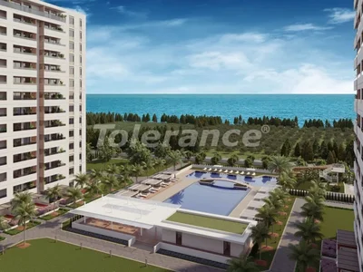 Wohnanlage Apartments 1+1 vom Bauträger in Tece, Mersin mit Pool in Ratenzahlung