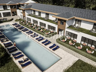 Zespół mieszkaniowy Duplex apartments 3+1 in Ölüdeniz, Fethiye — marketable options with a rental guarantee and an installment plan from the developer