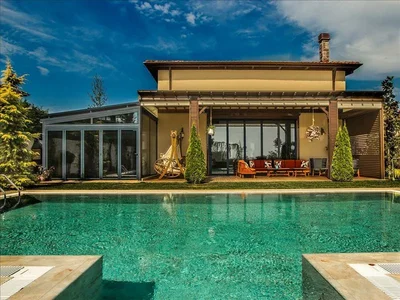 Zespół mieszkaniowy Complex of villas with swimming pools and a panoramic view, Istanbul, Turkey